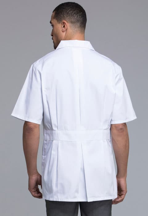 1373_WHT_BACK Мужской медицинский халат 1373 Med-Man (WHT)