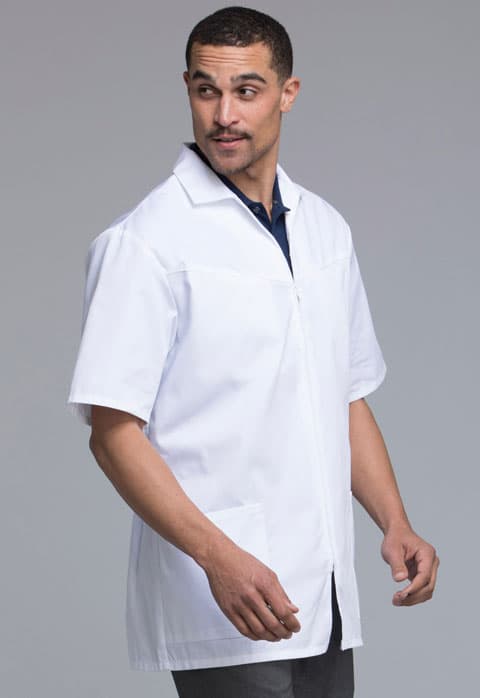 1373_WHT_RIGHT Мужской медицинский халат 1373 Med-Man (WHT)