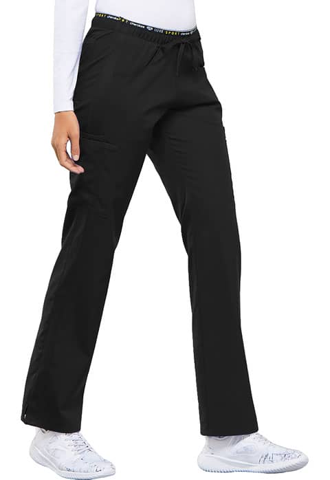 CK003_BLKV_RIGHT Медицинские брюки Cherokee Luxe Sport CK003 прямые