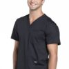 WW670_BLK_LEFT Мужской медицинский топ Cherokee WW670